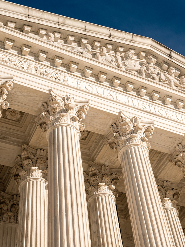 The Supreme Court building in Washington, D.C.